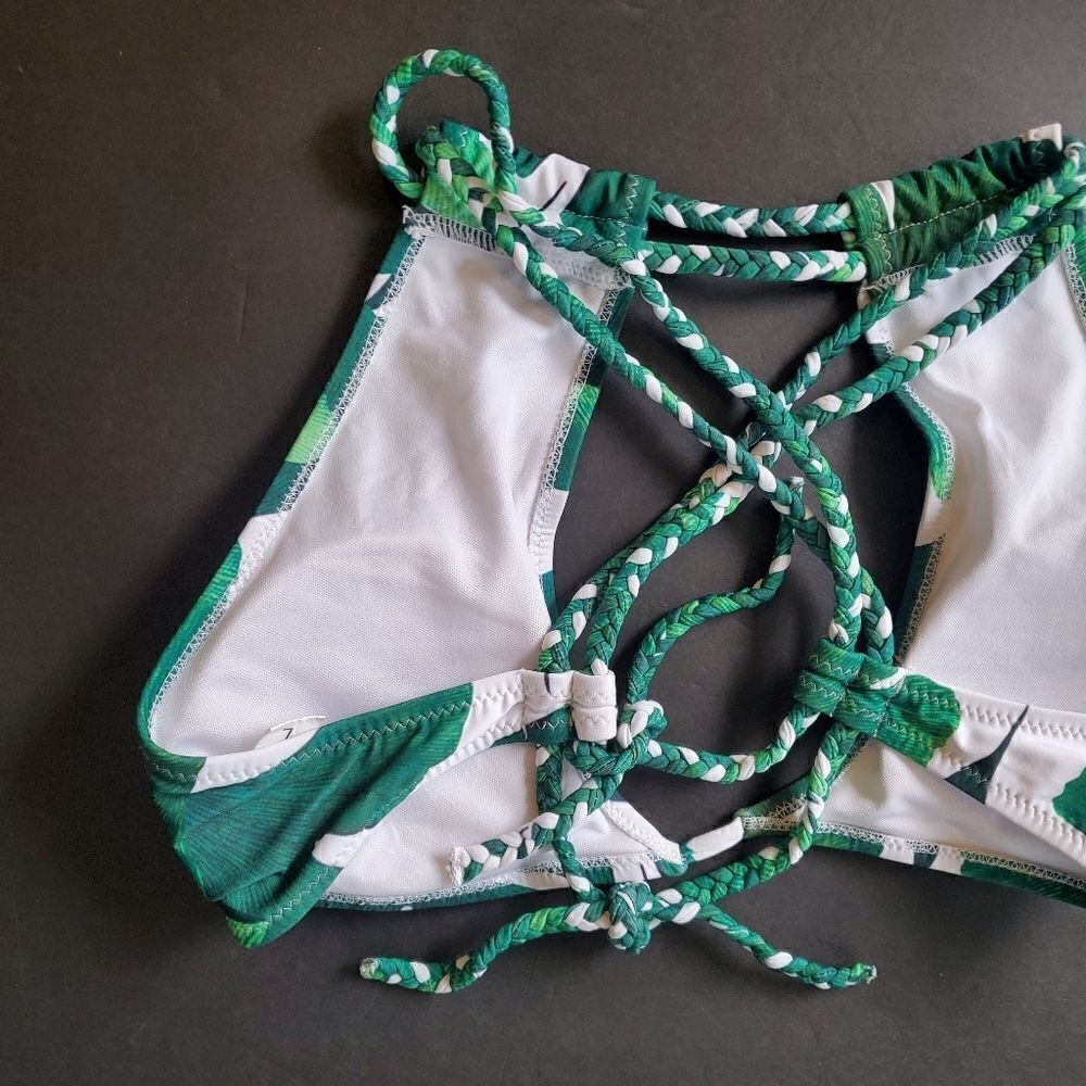 Unbranded leaf halter Swim Top - Picture 7 of 8